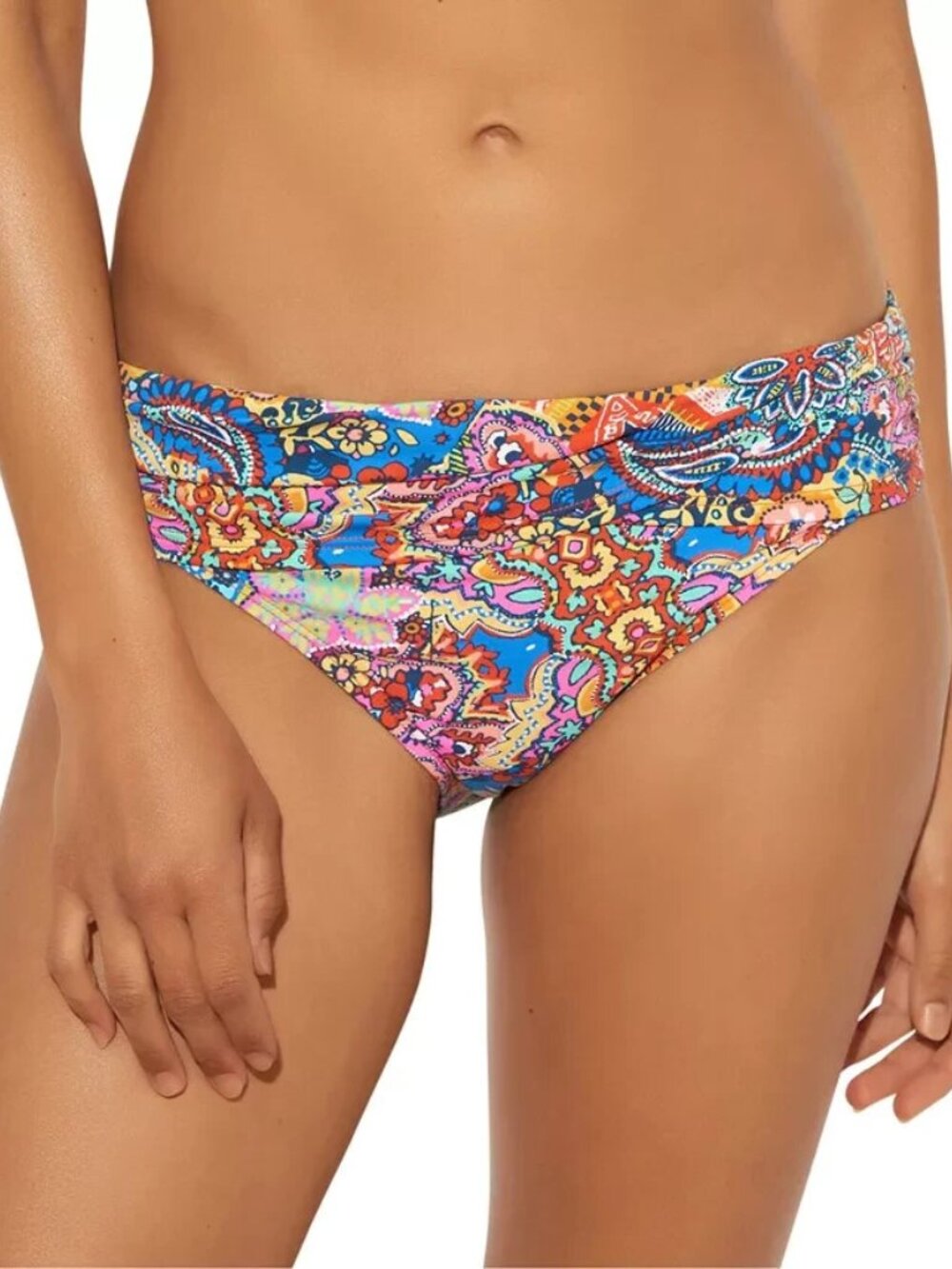 NWT Bleu Rod Beattie Groovy Baby Hipster Bikini Swimsuit Bottom 8 BOHO BEACH $59